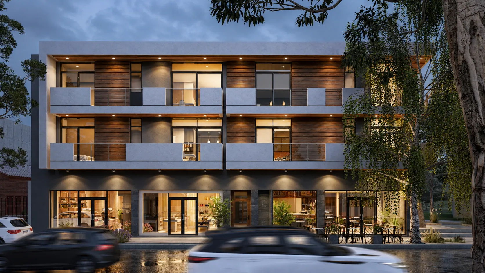 BONO Apartments — Desarrollo arquitectónico residencial y comercial