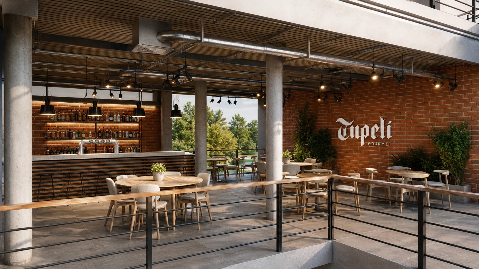 Mercado & Hotel Tupelí — Diseño arquitectónico de hoteles